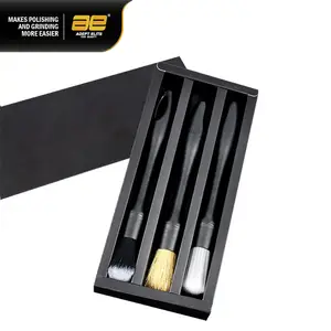 3 Pack Detailing Brush Set Car Cleaning Brushes for Car Leather Air Vents Rim Cleaning Car Cleaning Tools