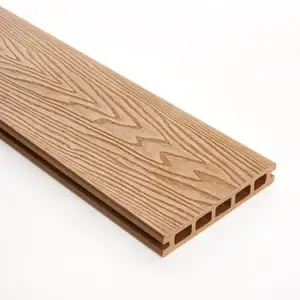Composite Decking Mix-Color Co-Extruded Decking Tiles Wpc Decking Outdoor Engineered Flooring