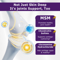 Poudre de collagène multi-sources OEM ODM avec MSM pour la santé des cheveux, de la peau, des ongles et des articulations chez l'adulte - Qualité alimentaire