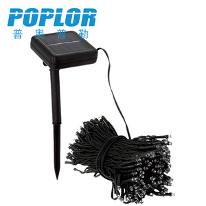 POPLOR LED Solar Light <b>String</b> 10M 100Leds Outdoor <b>Garden</b> Decoration Christmas Festival Lights - Product Image 1