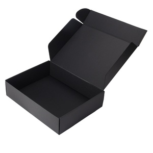 Custom Eco Friendly Corrugated Carton Black Packaging Shipping Boxes