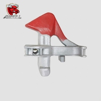 Ambull Factory Wholesale Sand Blasted CNC Machined Hot Dip Galvanized Casting Steel Container Midlock Automatic Fixing Cone