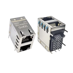7499151120 อุปกรณ์อิเล็กทรอนิกส์ 2X1 พอร์ต Cat6 1000Base-T ซ็อกเก็ต LAN แบบมีทรานส์ฟอร์เมอร์ 10P8C RJ45 หัวต่อแบบมีชีลด์ ตัวเมีย ชุบทอง สำหรับเชื่อมต่ออีเธอร์เน็ต - Product Image 3