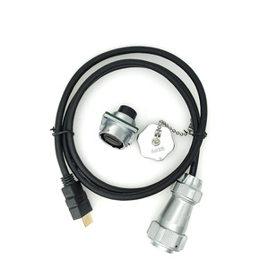 Câble de connecteur de données industriel étanche IP67 pour aviation WY24 (options de longueur de 0,5 m à 3 m) - Product Image 1