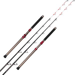 Poignée fendue en usine 6ft 7ft 10-30lb <span class=keywords><strong>canne</strong></span> à <span class=keywords><strong>pêche</strong></span> à la traîne en haute mer avec siège <span class=keywords><strong>et</strong></span> poignée en aluminium - Product Image 3