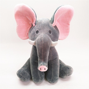 <span class=keywords><strong>Giocattoli</strong></span> di peluche elettronici Peekaboo Elephant giocattolo interattivo con animali di peluche - Product Image 4