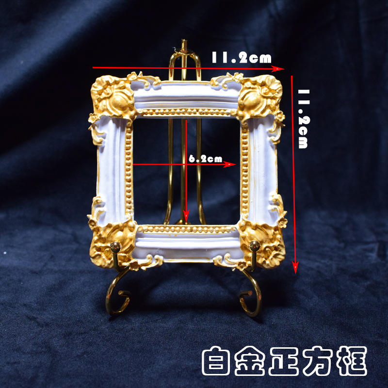 Cadre carré en platine