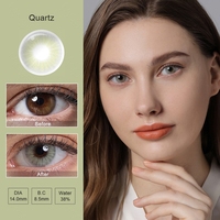 Lentilles de contact colorées cosmétiques Magister Queen, couleur la plus naturelle, lentilles de contact colorées pour les yeux, Pupilentes