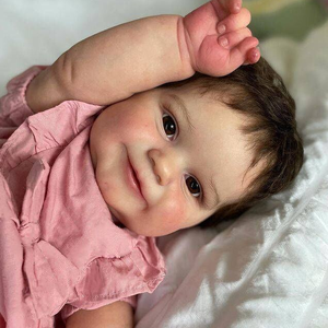 Muñecas Bebé <span class=keywords><strong>Reborn</strong></span> de Silicona, Realistas, Personalizadas, de Plástico, Gruesitas, Libres de BPA, Niña, Boneca, de China - Product Image 4