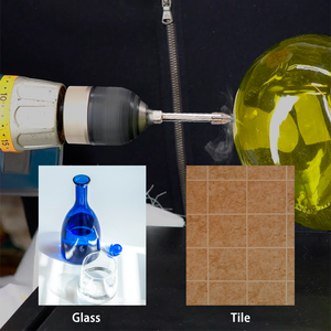 Arena maldita cabeza en cruz con vástago hexagonal de brocas para vidrio azulejo de cerámica de perforación - Product Image 3