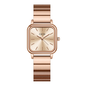 Minimalista nicho de gama alta cuadrado de las mujeres reloj de cuarzo impermeable - Product Image 1