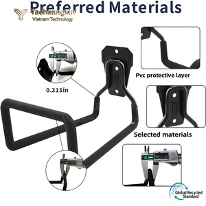 Adjustable Plastic Storage <b>Hook</b> With Digital Caliper <b>Display</b> For Tools Organization Modern Design Single <b>Hook</b> - Product Image 4