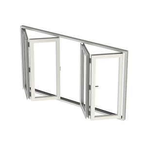 <span class=keywords><strong>Ventanas</strong></span> Plegables Verticales <span class=keywords><strong>de</strong></span> Aleación <span class=keywords><strong>de</strong></span> Aluminio con Perfil <span class=keywords><strong>de</strong></span> Rotura Térmica, Estándar Australiano AS2047, Diseño Moderno para <span class=keywords><strong>Cocina</strong></span> y Villa - Product Image 3