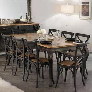 Sedia da pranzo moderna del ristorante del metallo dell'ufficio dell'hotel nero della casa di <span class=keywords><strong>legno</strong></span> solido del ferro degli ospiti economici di alta qualità - Product Image 3