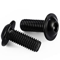 Vis à tête fraisée à empreinte hexagonale en acier inoxydable 304 finition noire pour espaces restreints Système de mesure métrique