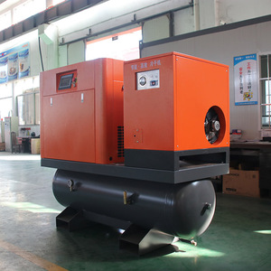 NASCENT SH20LZ 레이저 절단용 AC 전원 고정식 윤활식 공기 압축기 15KW 8bar 380V 저소음 모터 410L 탱크 2.3M/분 - Product Image 3