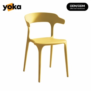 Silla <span class=keywords><strong>de</strong></span> <span class=keywords><strong>Comedor</strong></span> Minimalista Moderna <span class=keywords><strong>de</strong></span> Plástico PP, Ligera, Apilable y Ecológica <span class=keywords><strong>para</strong></span> Interiores/Exteriores, Sala <span class=keywords><strong>de</strong></span> Estar, <span class=keywords><strong>Terraza</strong></span> - Product Image 1