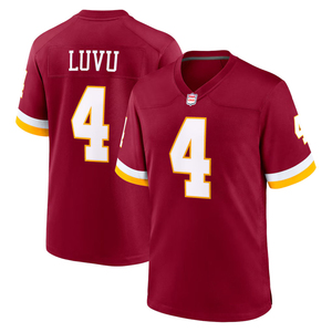 Maillots de football américain personnalisés 2026 Washington Rouge Bourgogne – Uniformes brodés et cousus pour jeunes, tenues de sport avec logos - Product Image 3