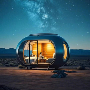 Cápsula espacial personalizada modelo <span class=keywords><strong>de</strong></span> casa habitación prefabricada modelo <span class=keywords><strong>de</strong></span> cápsula para la venta - Product Image 2