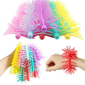 Vente en gros pas cher TPR Jouets Insecte collant Animal Stretch Millipede Jouet pour enfants