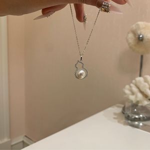 Collar de Plata de Ley S925 con Diseño de Flor de Tulipán y Cadena para Clavícula, Estilo Dulce y de Alta Gama para Mujer - Product Image 3