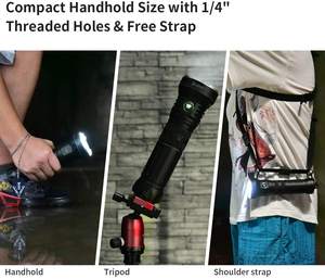 <span class=keywords><strong>Linterna</strong></span> LED de Alta Potencia <span class=keywords><strong>WUBEN</strong></span> A9, 12000 Lúmenes, Recargable, Cuerpo de Aleación de Aluminio, Clasificación IP68, para Camping, Garantía de 5 Años - Product Image 4