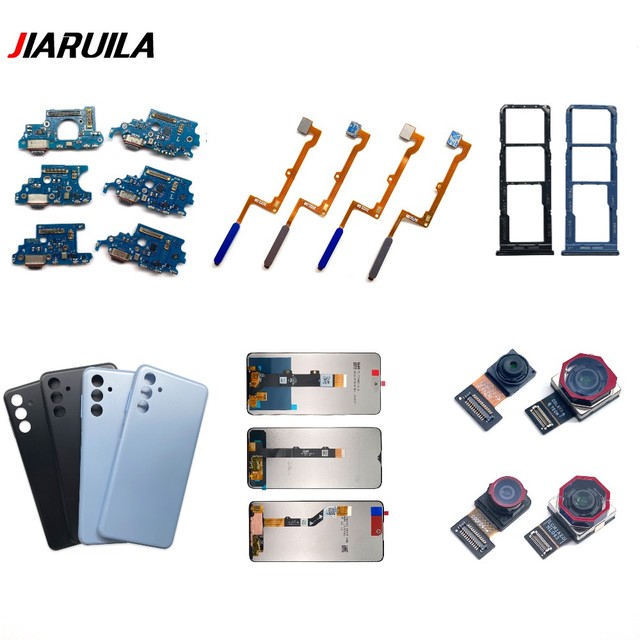 Mobile Phone Spare Parts Wholesale Charging Port for Samsung SIM Card Tray Earspeaker Power Buttons Fingerprint Sensor Flex