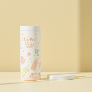 Boîte de tube d'emballage pour marque Babycare Boîte à bougie écologique Tube de papier recyclable d'estampage de disparition imprimé personnalisé - Product Image 5