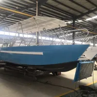 Ventes Nouveau 8m Profisher Speed Boat Toutes les péniches de débarquement en aluminium soudé pour Dubaï Arabie Saoudite Émirats Arabes Unis