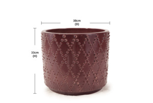 <span class=keywords><strong>Pot</strong></span> en terre cuite émaillée monobloc avec trou de drainage <span class=keywords><strong>pour</strong></span> bonsaï, vase à fleurs, usage intérieur/extérieur <span class=keywords><strong>pour</strong></span> la maison et le jardin - Product Image 6