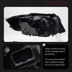 B MW E90 LED con DRL y señal de giro-Compatible con 2005-2012 3 Series 330i <span class=keywords><strong>320i</strong></span>-Lente del proyector B MW E90 Conjunto de faros - Product Image 4
