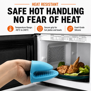 Gants en silicone isolants pour four, gants de cuisine antidérapants pour micro-ondes, protège-mains pour casseroles, outils de cuisson - Product Image 2
