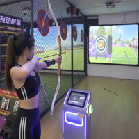 Simulador de Tiro con Arco Interactivo, Puntuación Digital en Tiempo Real, Juego de Tiro con Arco Multijugador para Centros Comerciales, Salas de Juegos Interiores y Lugares Familiares