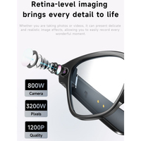 Nueva Versión L801, Gafas Inteligentes con Cámara 1080P, 4GB, WiFi, Contacto con IA, Traducción ChatGPT, Resistencia al Agua IPX-4, Carga Magnética, Metal, AR