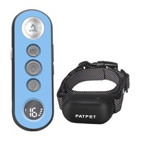 Collier de dressage pour chien multicolores, rechargeable, étanche, anti-aboiement, avec mode de sécurité réglable pour les petites races
