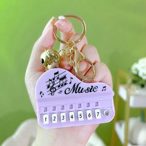 Factory Children Kids Gifts Mini Small Game Toy Key Chain Mental <b>Keyring</b> Plastic Creative <b>Cute</b> Music Piano Keychain Custom - Product Image 5