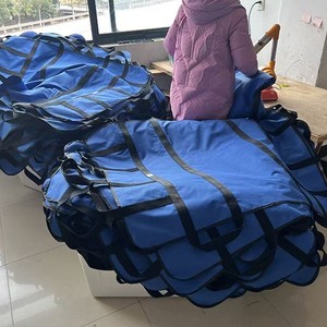 Colchoneta de transferencia de pacientes, textil negro de 900 g/m², para asistencia de movilidad y reposicionamiento en cama - Product Image 2