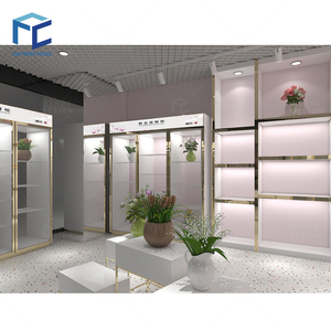 Tienda de exhibición de flores de jardín al por menor de gama alta Muebles Diseño de tienda de flores románticas Centro comercial de quiosco de flores - Product Image 1