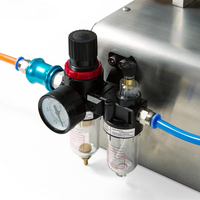 Machine à piston automatique double tête haute précision pour liquides et pâtes (10-5000 ml) : Huile, vinaigrette, beurre de cacahuète, crème, confiture, bière, shampoing – Compatible PET
