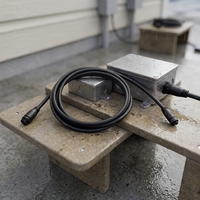 Conector de Cable Impermeable JiaHui M16, Conexión de Tornillo Sin Soldadura, Conector de Cable Circular LED para Exteriores con Clasificación IP68