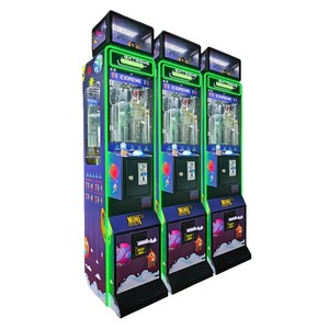Mini Macchina Artiglio Acchiappapremi Arcade, Macchina da <span class=keywords><strong>Gioco</strong></span> a Moneta con Slot per Monete e Scatola Luminosa a LED per Centri Commerciali e Aree Bambini - Product Image 1
