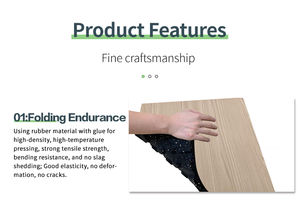 แผ่นยางพีวีซีลายไม้สำหรับยิมแผ่นยางดูดซับแรงกระแทกสำหรับฟิตเนส - Product Image 4