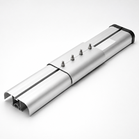 Rail solaire étanche en aluminium anodisé Al6005-T5 pour montage photovoltaïque sur toiture et abris solaires