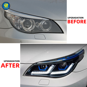 YU GUANG para <span class=keywords><strong>BMW</strong></span> 5 Series 535i 545i <span class=keywords><strong>550i</strong></span> E60 2003-2010 faros delanteros Actualización de luz delantera montaje de faros LED - Product Image 3