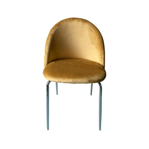 Chaises coccinelle de salle à manger en tissu de velours, bleu marine, design moderne de luxe, pour Restaurant, haute qualité - Product Image 4