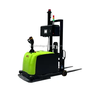 Automated Guided Vehicles Electric Stacker Forklift AGV Automatic Laser Slam Navigation Industrial Logistic AMR Robot Stacker