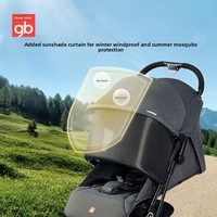 [Brand Direct Supply] Gb Good Baby Stroller Metal Folding Trolley D658 Small Love Letter 0-6 Bulan