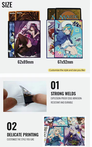 Protège-cartes Anime personnalisés Y Y 62*89mm avec impression sexy - Product Image 2