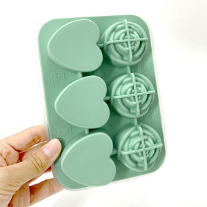Moldes De <span class=keywords><strong>Silicona</strong></span> Personalizados con Forma de Flor, Rosa y Corazón, Herramientas para Hornear Pasteles y <span class=keywords><strong>Cake</strong></span> <span class=keywords><strong>Pops</strong></span>, Bandeja de Hielo, <span class=keywords><strong>Molde</strong></span> para Cubitos de Hielo para Pasteles DIY - Product Image 1