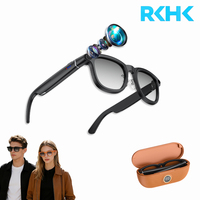 Occhiali Smart AI 8MP 4K con Fotocamera EIS Anti-Vibrazione, Traduttore Live Integrato ChatGPT, Lenti Fotocromatiche e Audio BT